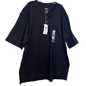 RedHead NEW Spill Resistant Henley Pocket Short Sleeve Shirt Oversize Buttons XL
